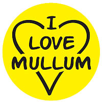 i love mullum sticker